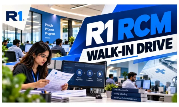R1 RCM Walk-in Drive 2026 in Noida for Certified Medical Coding Freshers
