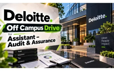 Deloitte Off Campus Drive 2026 for B.Com Freshers | Assistant- Audit & Assurance