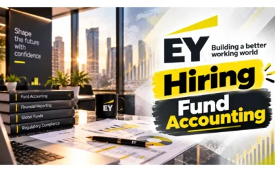 EXPERIENCED Jobs 2 EY Recruitment for Fund Accounting Staff | Bengaluru Location | 1-3 Years