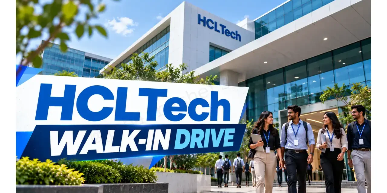 HCLTech Walk-in Drive in Chennai for Customer Service Associate | Arts and Science Freshers