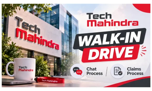 Tech Mahindra Walk-in for Chat Process and Claims Process | Mega Walk-In Drive