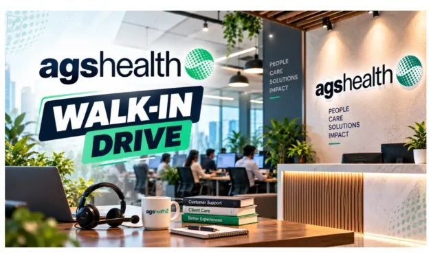 AGS Health Walk-in Drive for AR Voice Freshers | Hyderabad  Venue