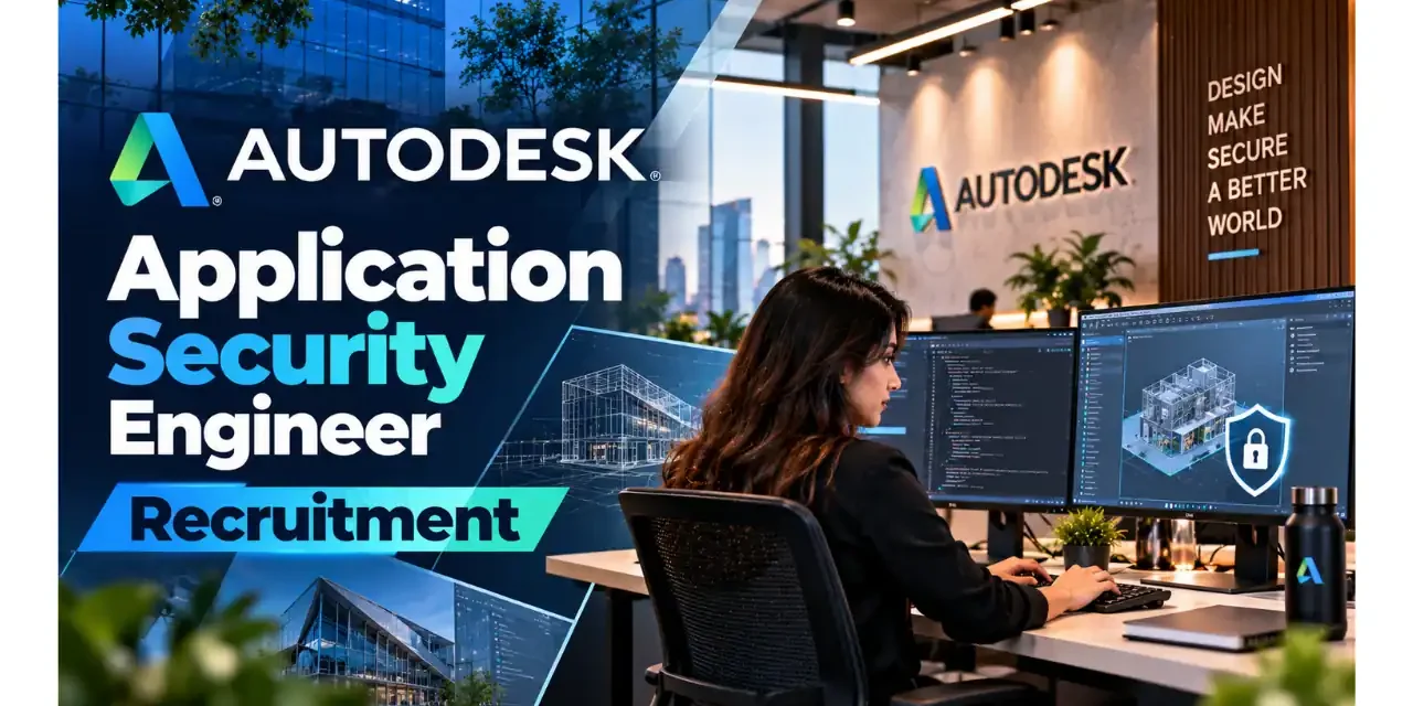 Autodesk Off Campus Drive 2026: Application Security Engineer Job in Bengaluru