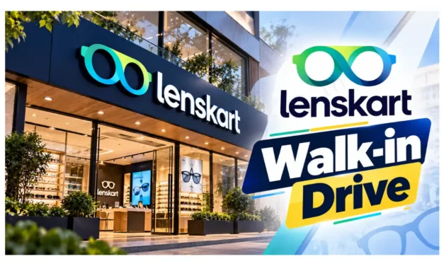 Lenskart Walk-in Drive in Gurugram for Field Sales Executive | 12th Pass | ₹2.5 to 3 LPA