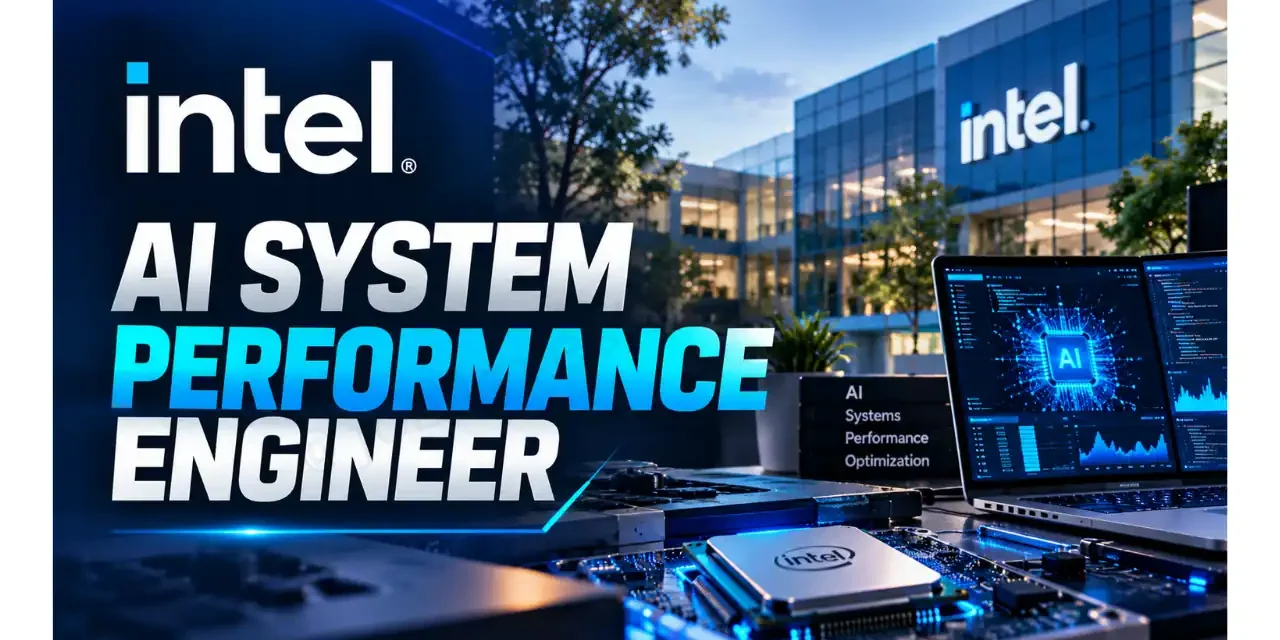 Intel Recruitment 2026 | AI System Performance Engineer | College Graduates | Bangalore