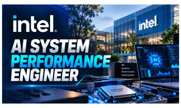 Intel Recruitment 2026 | AI System Performance Engineer | College Graduates | Bangalore