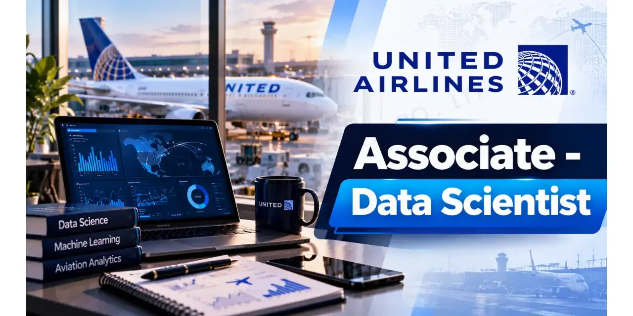 United Airlines Associate Data Scientist 2026 | B.Tech / Stats / Maths | 0-3 Years | Gurugram