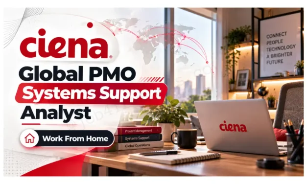 Ciena Recruitment 2026 | Global PMO Systems Support Analyst | Work From Home (Gurugram)