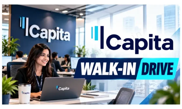 Capita Walk-In Drive | UK Voice Process Role | Freshers – Pune