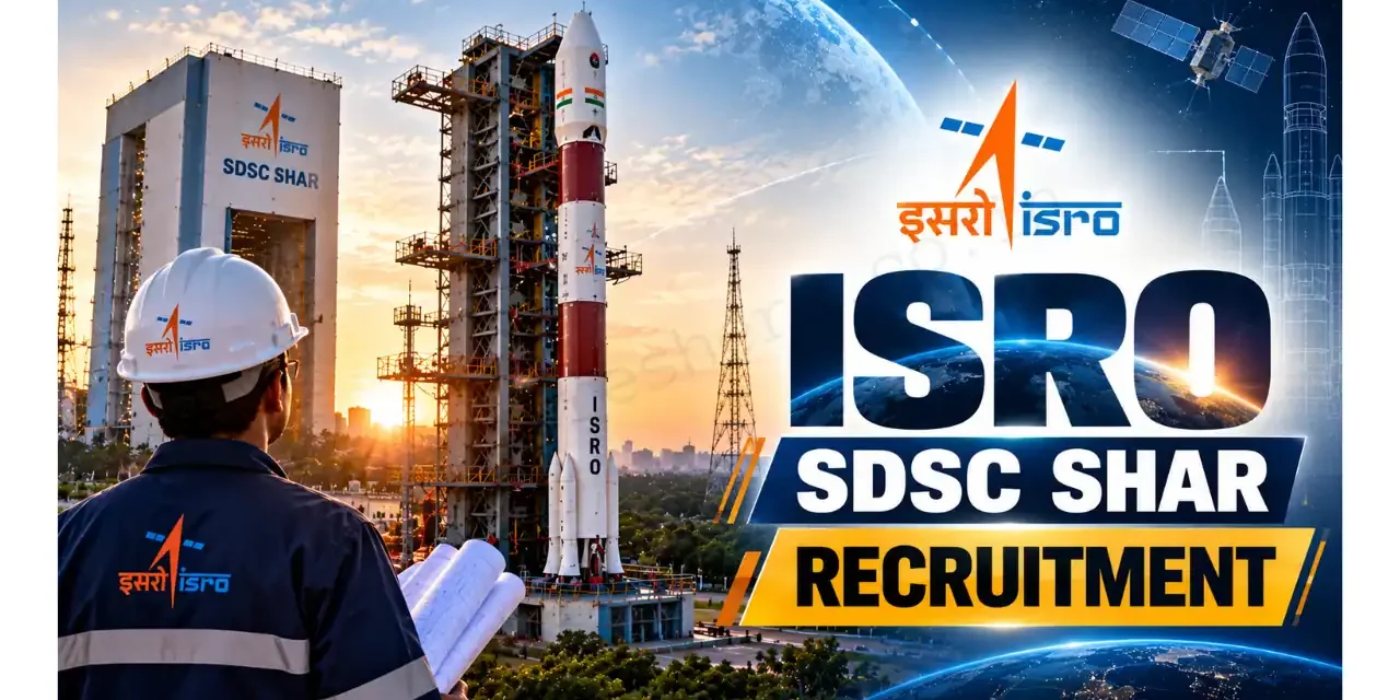 ISRO SDSC SHAR Recruitment 2026: 10th, ITI & Diploma can apply for 97 Posts
