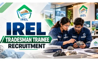 EXPERIENCED Jobs 3 IREL Tradesman Trainee Recruitment 2026 | Total 131 Posts for ITI Holders | Apply Online