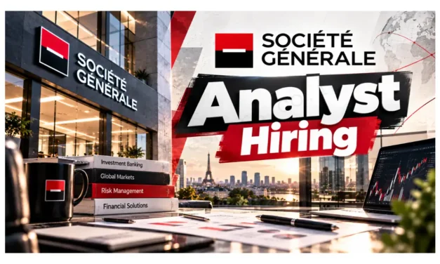 Société Générale Hiring for Analyst Post | Chennai | Apply Now!